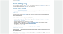 Desktop Screenshot of nobugs.org