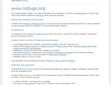 Tablet Screenshot of nobugs.org